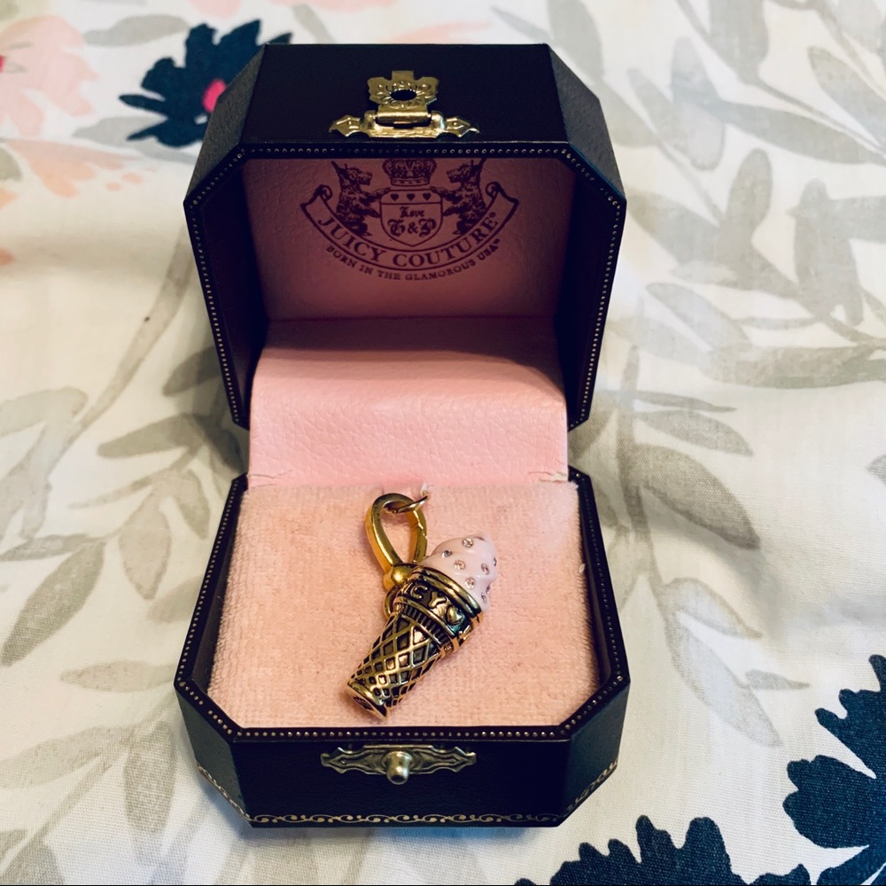 Juicy Couture Ice Cream Cone Charm in original box